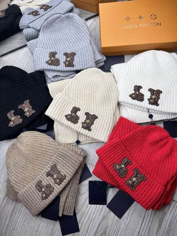 LV Scarf Hat hm06